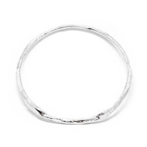 Wabi Sabi bracelet, armring in silver