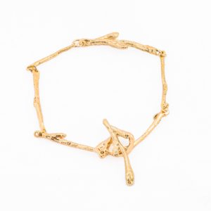 Wabi Sabi Jewellery, bracelet in gold