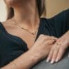 Vår - gull collier - Bilde 5