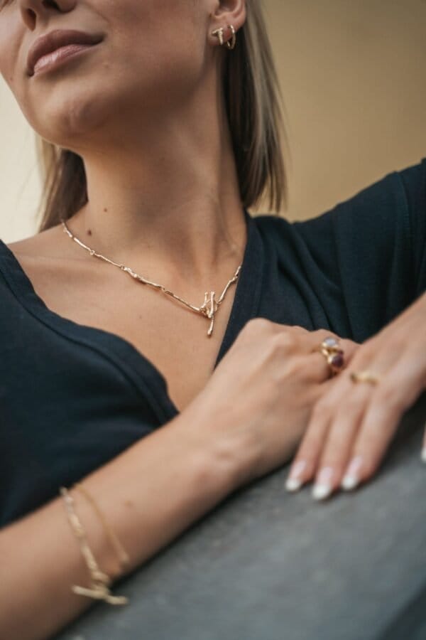 Vår - gull collier - Bilde 5
