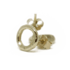 Mingle gold earrings, mini - Image 2