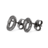 Mingle silver earrings, mini - Image 6