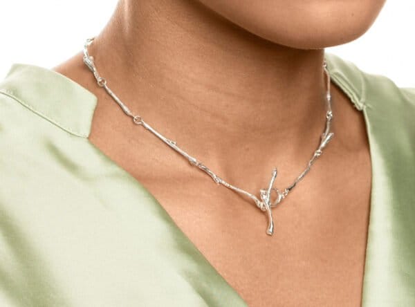 Vår - sølv collier - Bilde 5